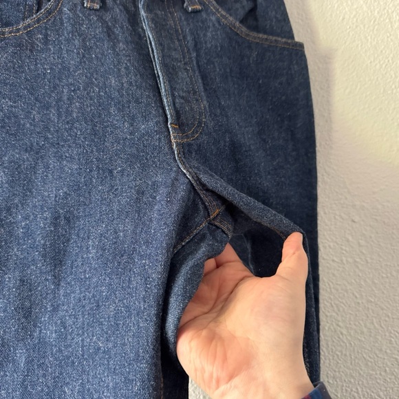 Levi's Vintage Original 501 Button Fly 80’s Rare Blue Jeans High Rise 29 Waist - Picture 14 of 16